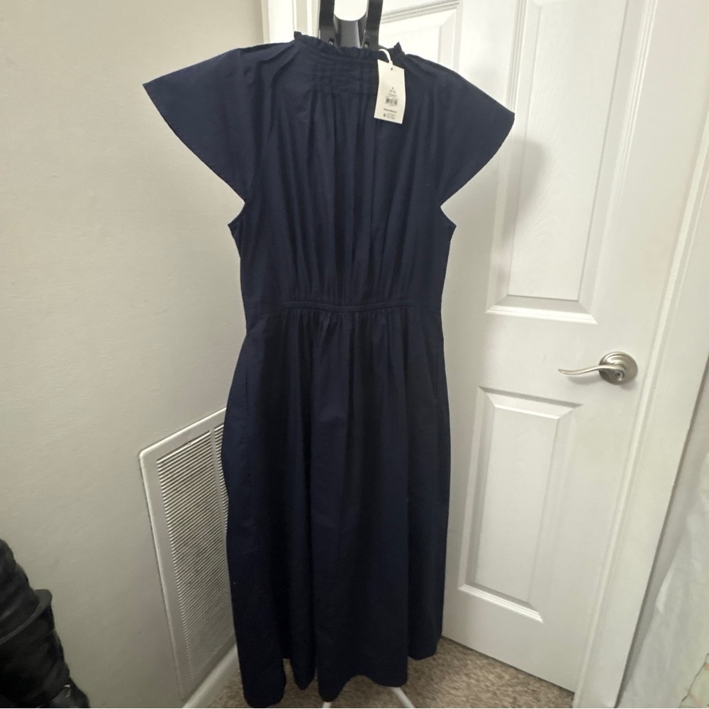 Elegant Navy Maxi Dress - Picture 2 of 13